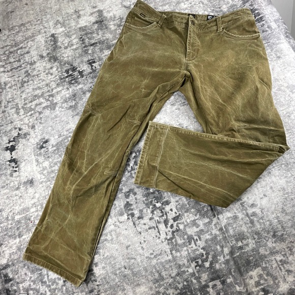 Kuhl Other - Kuhl Mens 40x32 Ryder Pants Khaki Patina Dye Distressed Outdoor Hiking Workwear
